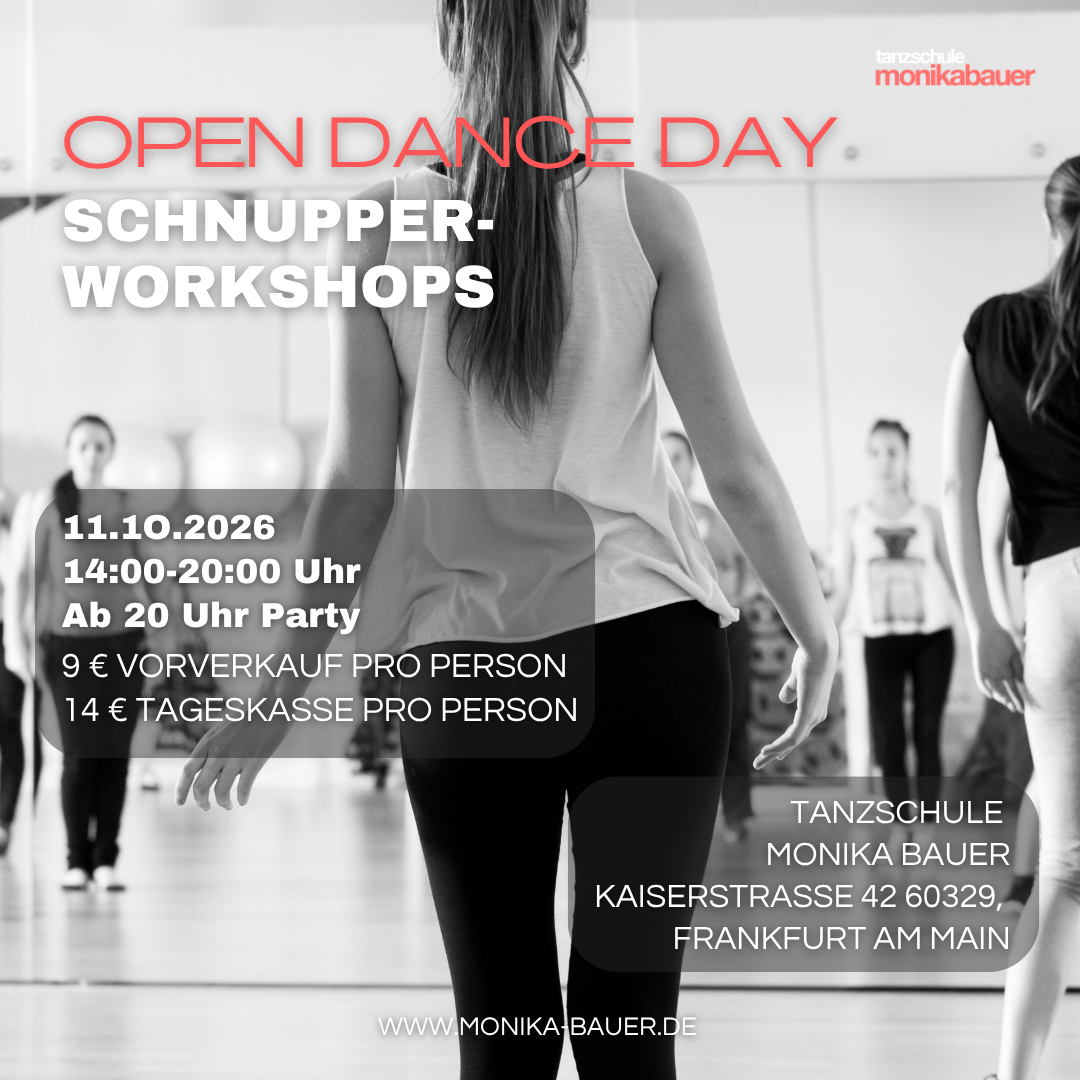 OPEN DANCE DAY – 11. OKTOBER 2026 - 14-20 Uhr
